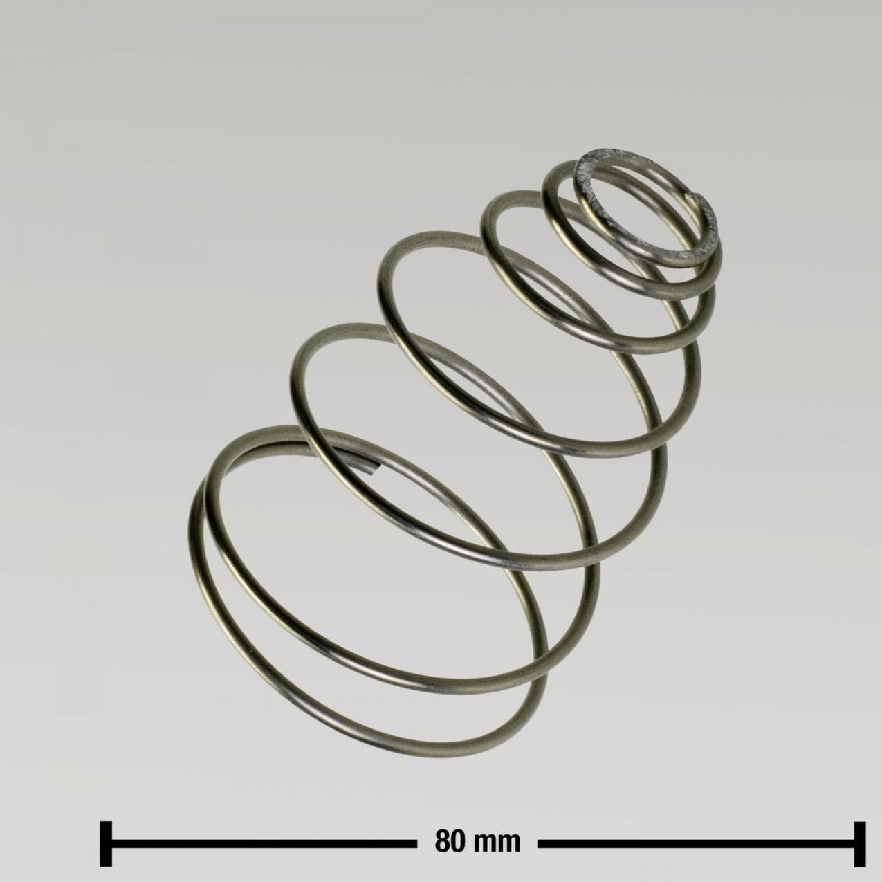 0006-4037-300 Коническая спиральная пружина 41x15,4x1,7x50-5Wdg SSt
