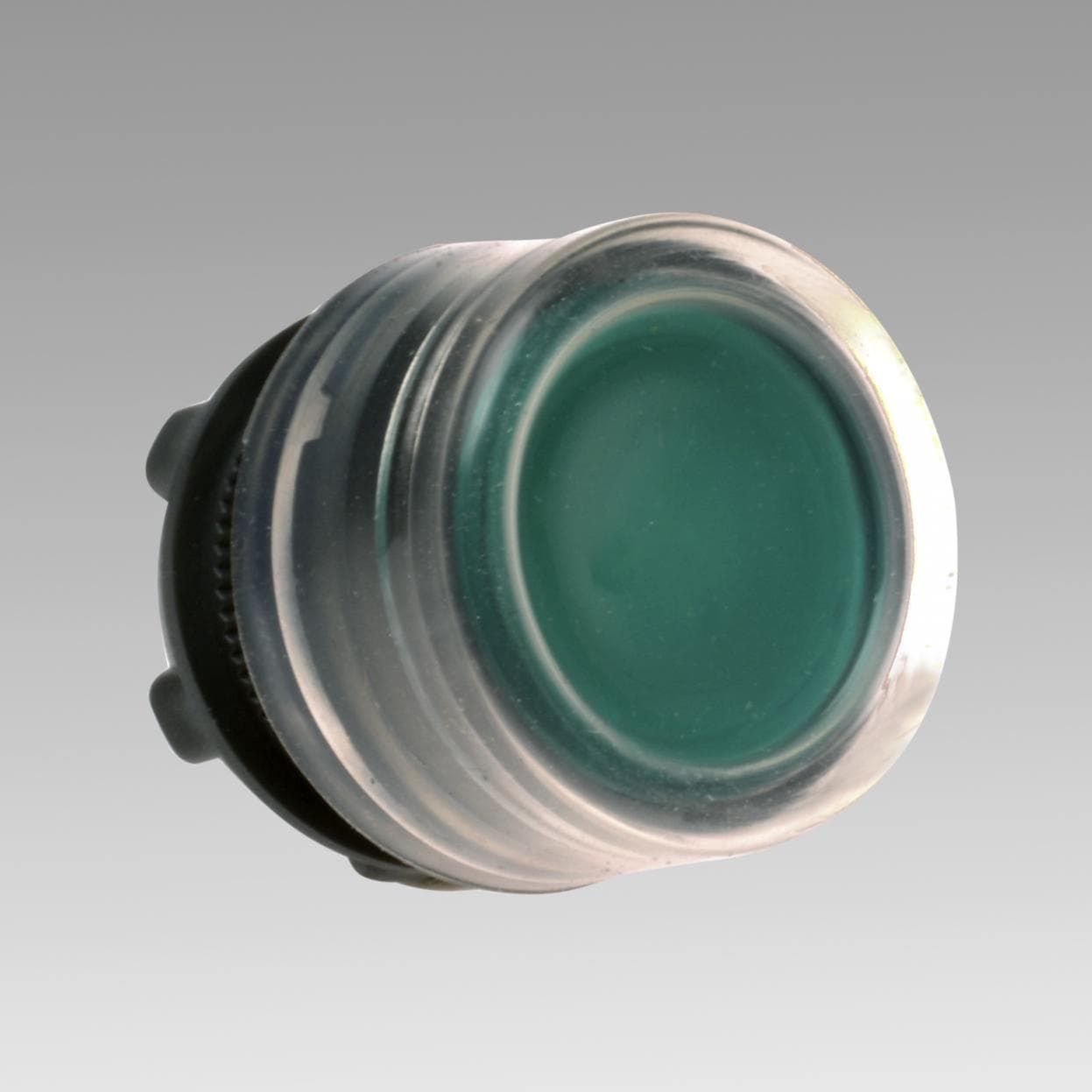0005-1818-010 Световая нажимная клавиша D28,5 green siliconcap